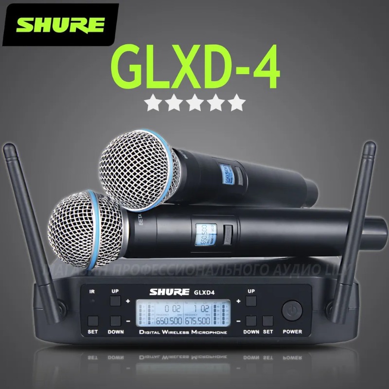 Shure GLXD4 BETA 58A Professio - огляд і ціна Condenser Microphone Kit