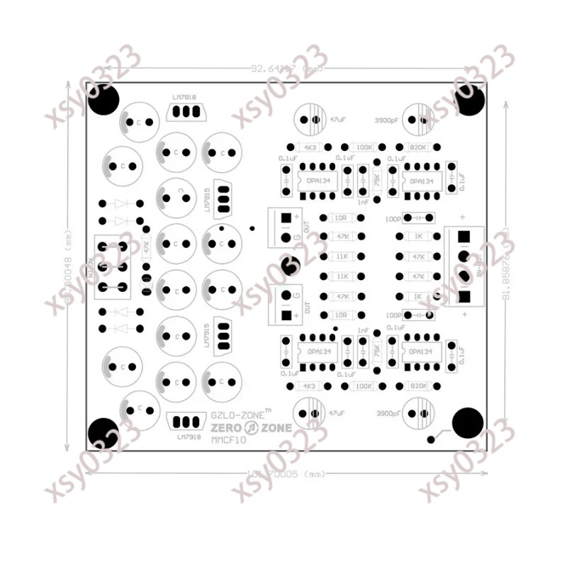 MMCF10 HiFi RIAA Phono Preampl - огляд і ціна Hifi Amplifier Board