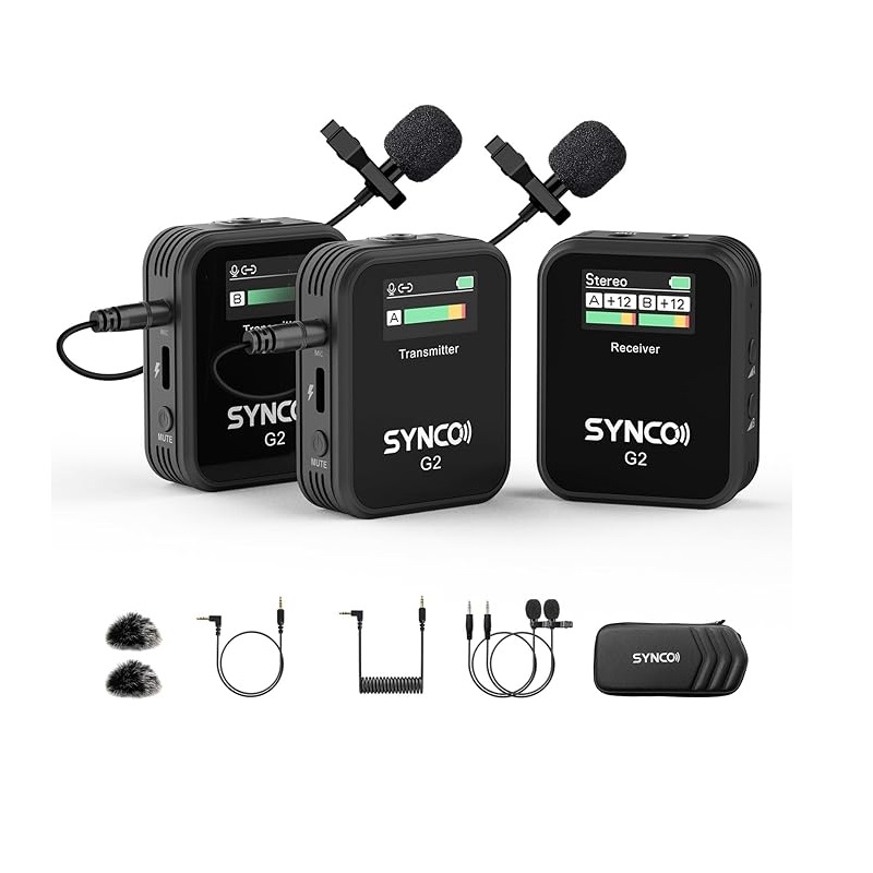 SYNCO Wireless Lavalier Microp - огляд і ціна Condenser Microphone Kit