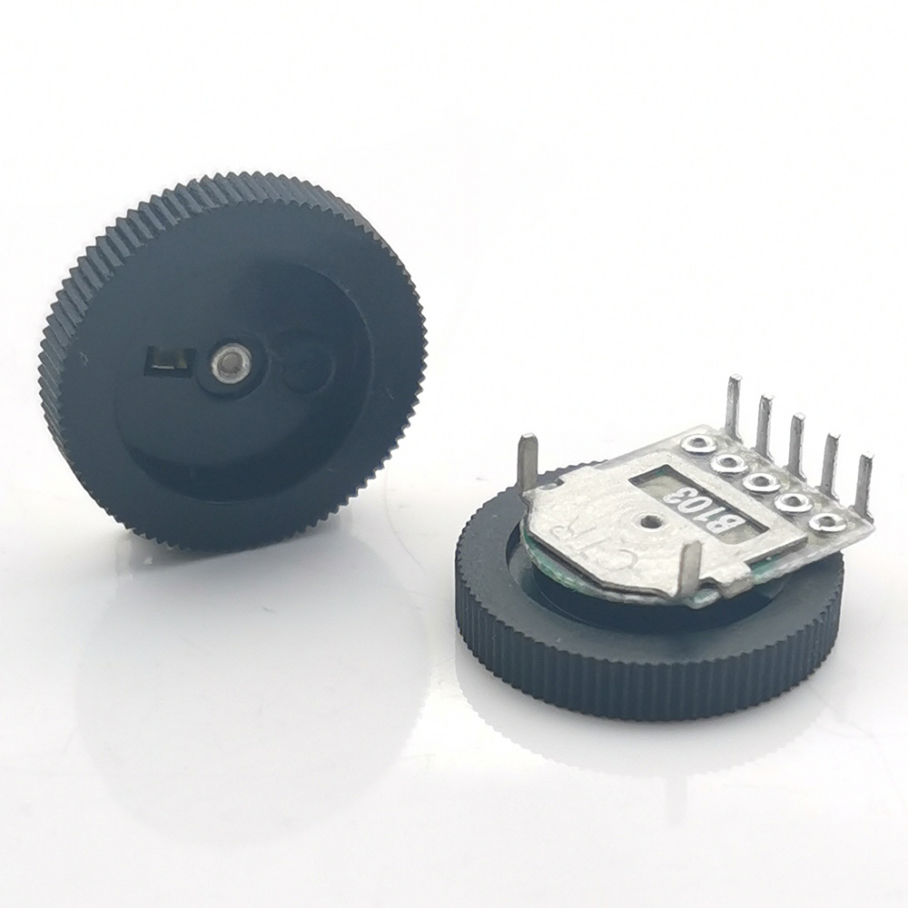 10PCS/Lot B103 10K Ohm 5 Pins  - огляд і ціна Potentiometer 10K