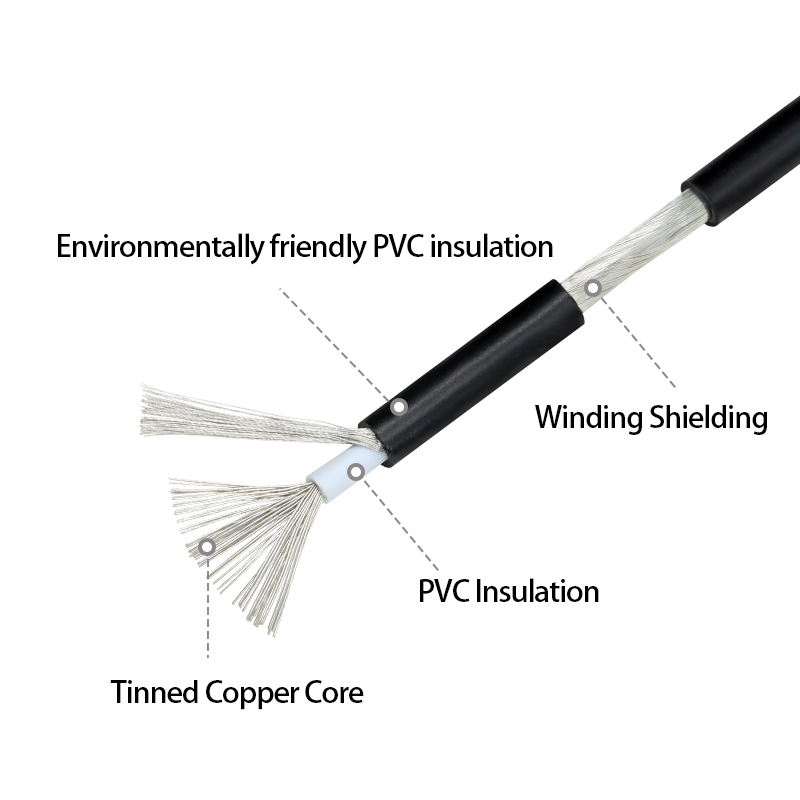 1~10M UL1185 PVC Shielded Wire - огляд і ціна Audio Jumper Wire