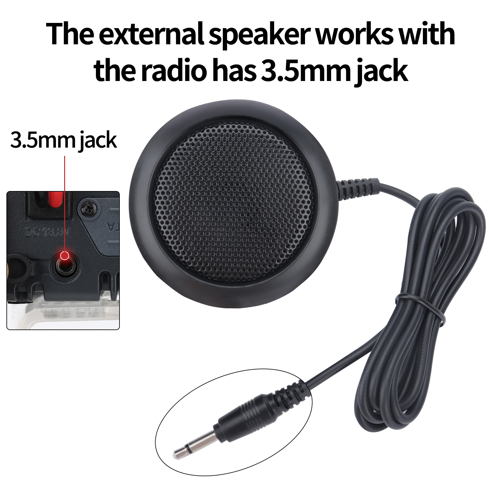 ABBREE KES-4 Car Radio Mini Ex - огляд і ціна Speaker Terminal