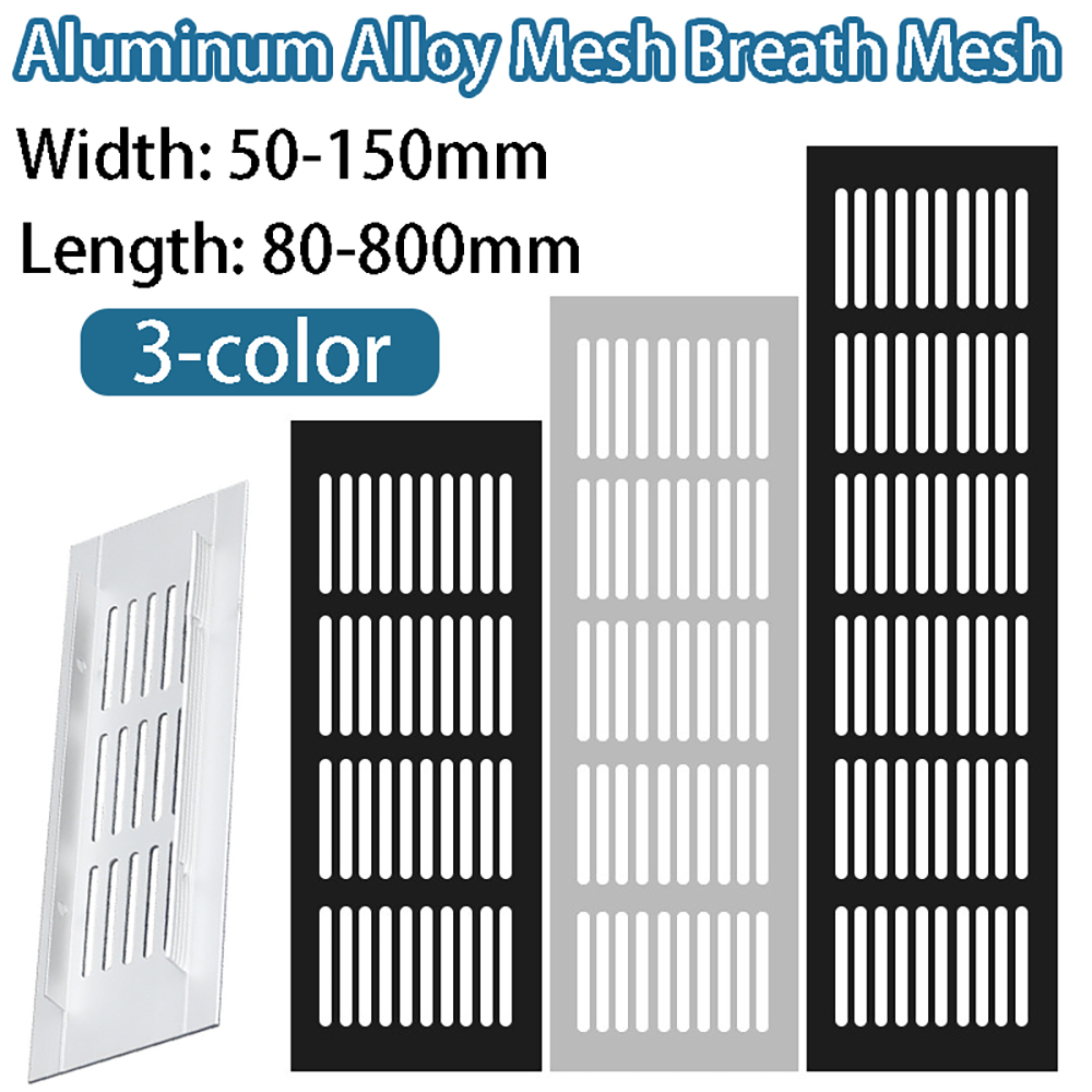 1Pcs Width 50/60/80/100/150mm  - огляд і ціна Ventilation Grille Aluminum