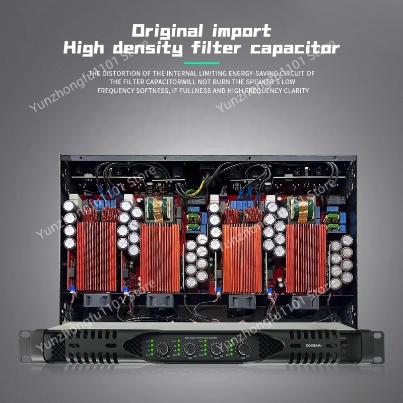 Digital Amplifier 4 * 2000W 4- - огляд і ціна Class D Amplifier