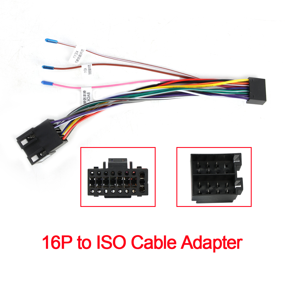 16 Pin Plug Cable ISO Standard - огляд і ціна Audio Cable Rca