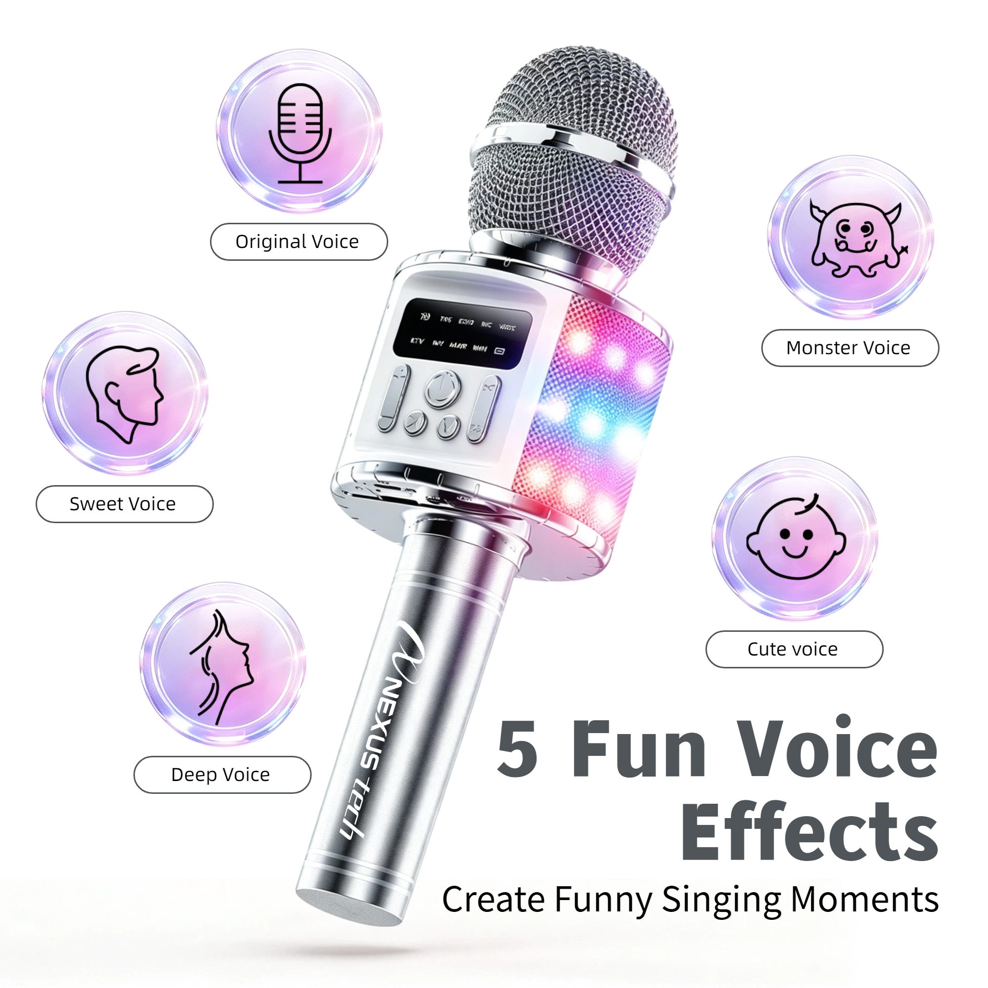TWS Dual Wireless Karaoke Micr - огляд і ціна Condenser Microphone Kit