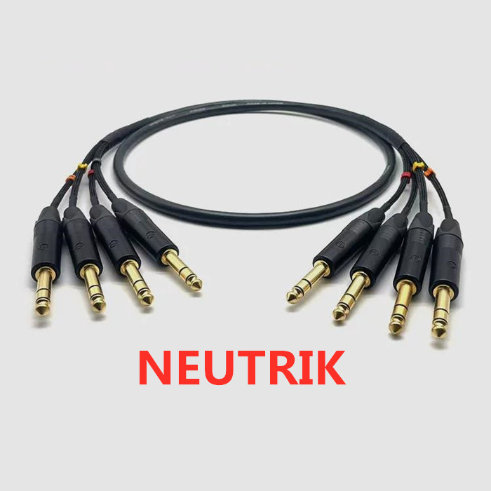 1 meter 11 NEUTRIK 6.35mm TRS  - огляд і ціна Trs Cable