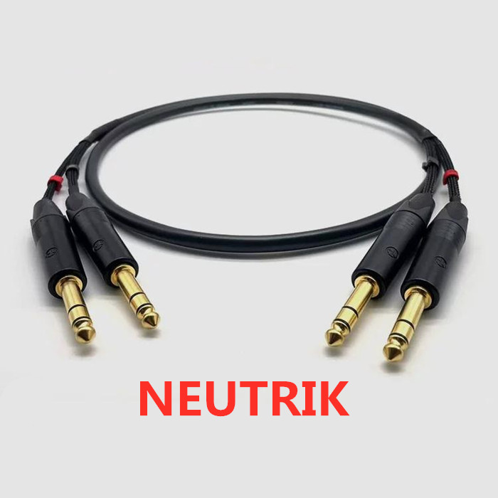 1 meter 11 NEUTRIK 6.35mm TRS  - огляд і ціна Trs Cable