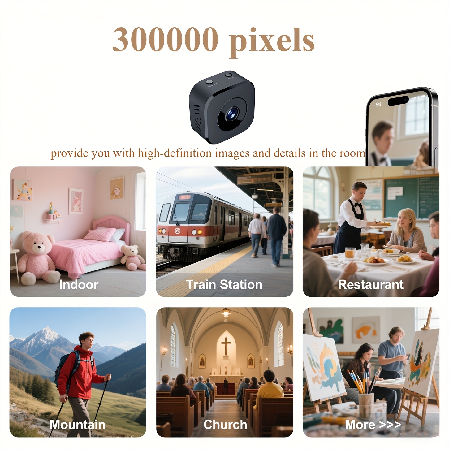 1080P HD Mini WiFi Camera Indo - огляд і ціна Usb Sound Card