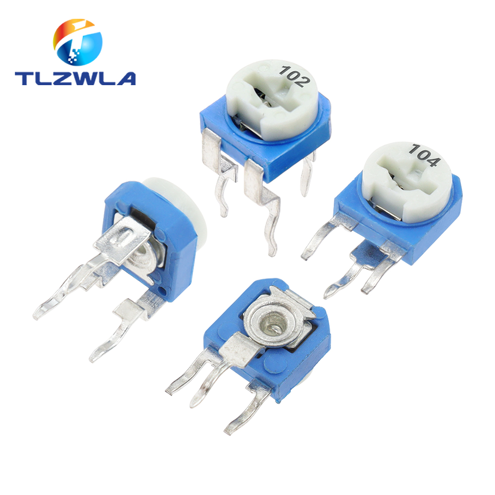 20PCS RM065 RM-063 Series 100  - огляд і ціна Potentiometer 10K