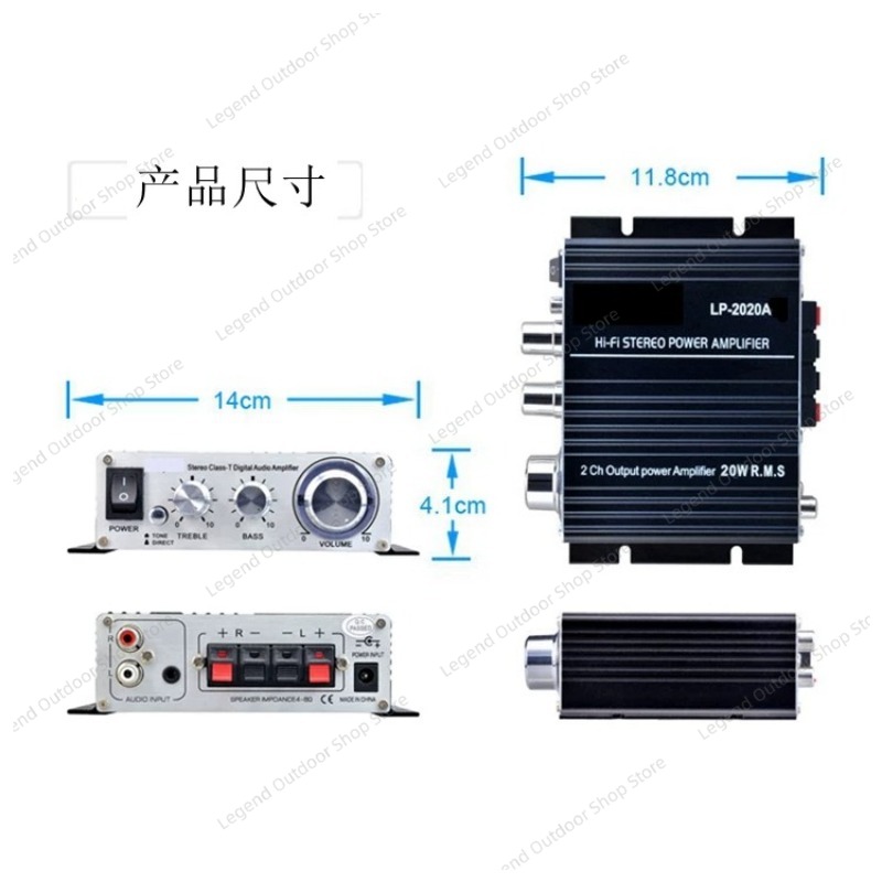 2020A Mini Class D Digital HIF - огляд і ціна Class D Amplifier