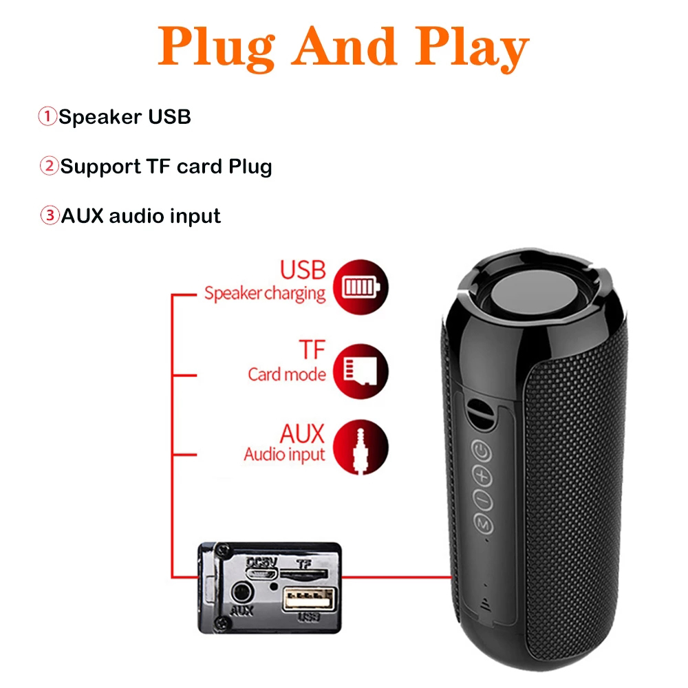 Portable Wireless Bluetooth Sp - огляд і ціна Sbc Audio Amplifier
